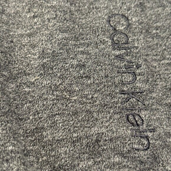 Calvin Klein Women's Premium French Terry Black Heather Fleece Jogger Sz M NWOT - Picture 6 of 7